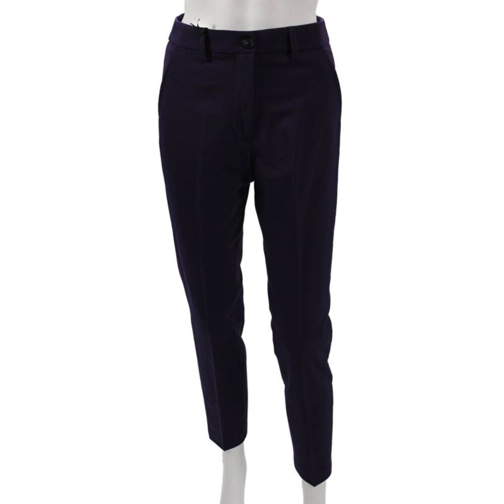 Seventy Women Ankle Pants Purple Polyester Size 38